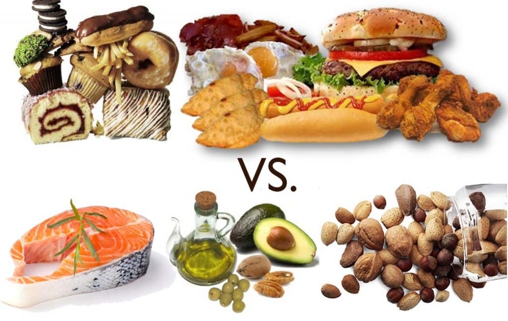 Grasas en los alimentos